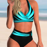 Liliana - Bikiny set s krížovým dizajnom a vzorom