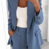 Camille | Set: Blazer and Wide-Leg Trousers