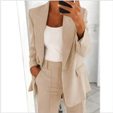 Camille | Set: Blazer and Wide-Leg Trousers