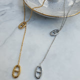 AGATA Silver Sautoir Necklace