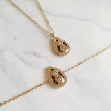 Collier MILLA en zircones - doré