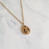Collier MILLA en zircones - doré