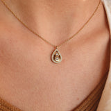 Collier MILLA en zircones - doré