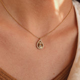 Collier MILLA en zircones - doré
