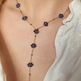 FLORALYA Sautoir - Gold/Blue