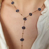 FLORALYA Sautoir - Gold/Blue
