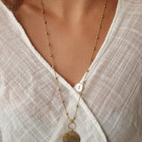 ALTHEROA Gold Sautoir Necklace