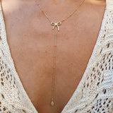 LYRA NOVA Y-Shaped Necklace - Gold