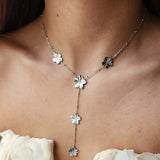 FIORI Silver Sautoir Necklace