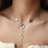 FIORI Silver Sautoir Necklace