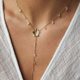 ORAYA Gold Sautoir Necklace