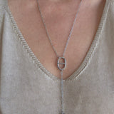 AGATA Silver Sautoir Necklace