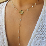 ORAYA Gold Sautoir Necklace