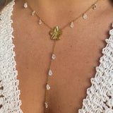 ORAYA Gold Sautoir Necklace