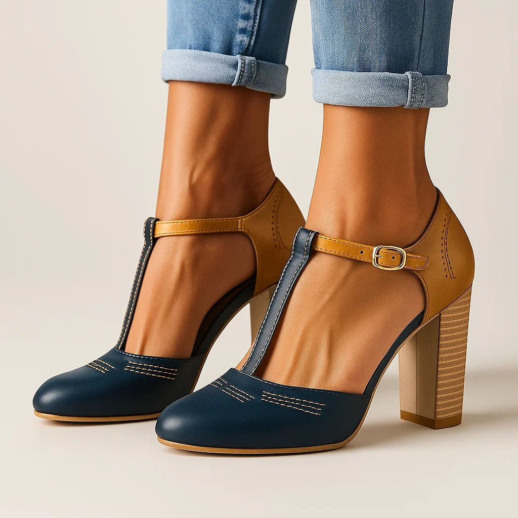 Calandre | Elegantné vintage vysoké lodičky