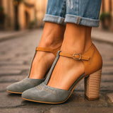 Calandre | Elegantné vintage vysoké lodičky