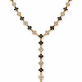 KVETINY PRESTIGE Gold & Black Sautoir