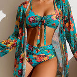 Glenda - Bikini s Kvetinovou Sukničkou