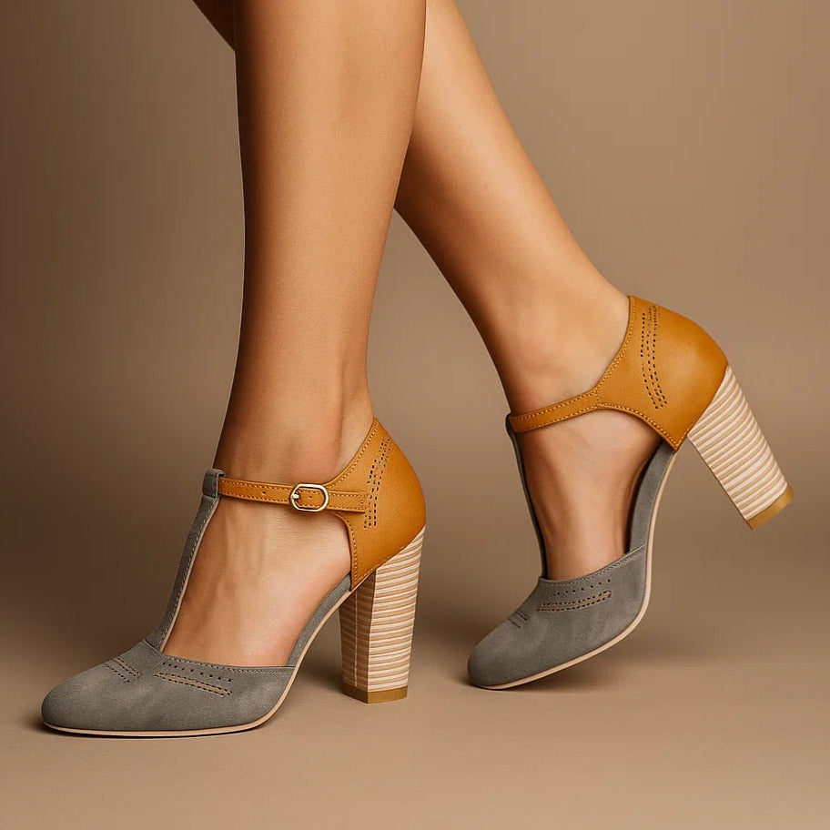 Calandre | Elegantné vintage vysoké lodičky