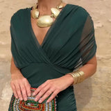 Elegantná hodvábna róba Santana
