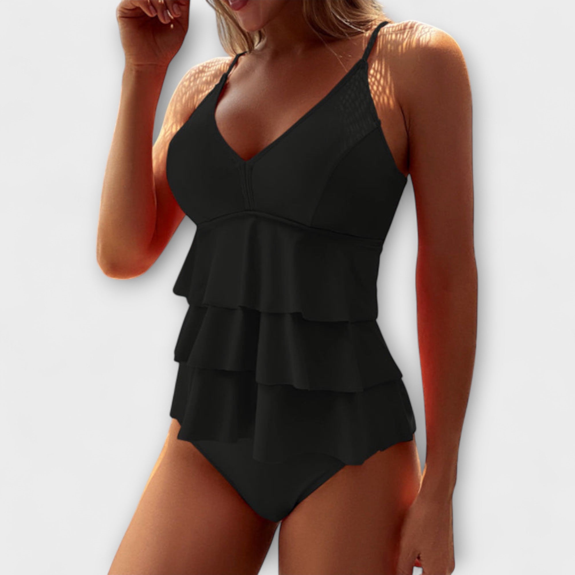 Elegantný tvarujúci tankini Élise