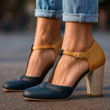 Calandre | Elegantné vintage vysoké lodičky