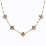 CRYSTALLIA Necklace - Gold | Pink