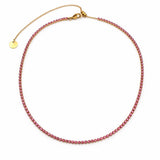 Ružový lesk Zlatý Choker