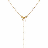 LYRA NOVA Y-Shaped Necklace - Gold