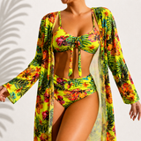 Elegantné Tropické 3-dielne Bikini Marie