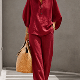 Ariel | Lin Set: Fluidity and Natural Elegance