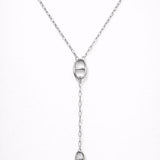 AGATA Silver Sautoir Necklace