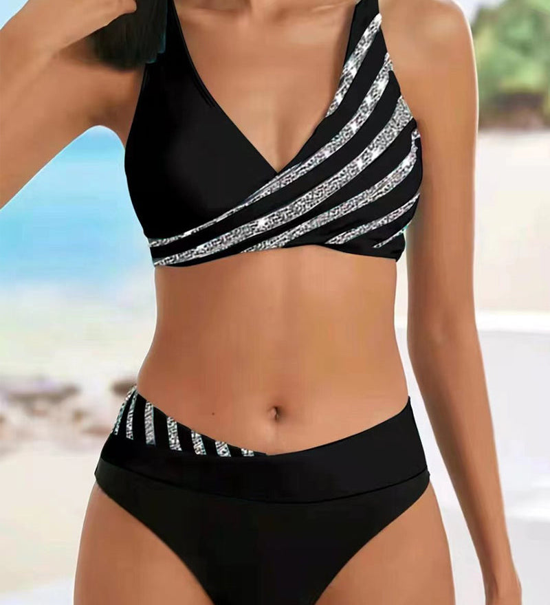 Mona - Tlačené bikiny v teplých odtieňoch