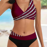 Mona - Tlačené bikiny v teplých odtieňoch