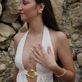 SUTRA Gold Sautoir Necklace