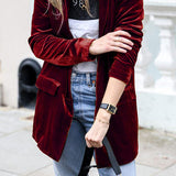 Larue | Dámsky sametový blazer