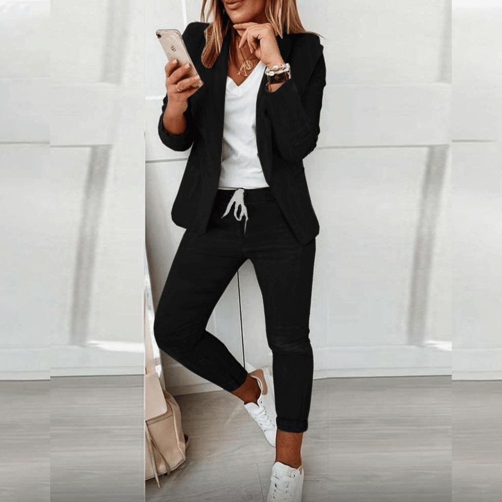 Dámsky blazer s nohavicami