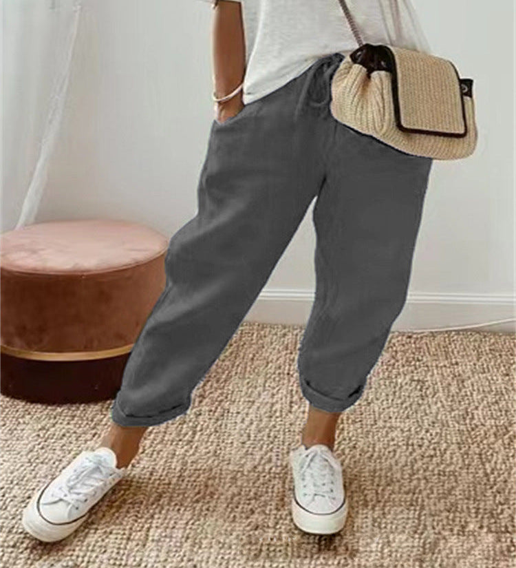 DELACROIX | Elegant Cotton Trousers