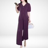Elegantný Dvojdielny Set Elsie™ s Krátkym Rukávom