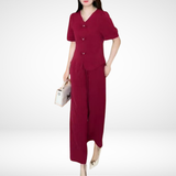 Elegantný Dvojdielny Set Elsie™ s Krátkym Rukávom