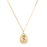 Collier MILLA en zircones - doré