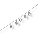 Baby AMORE Necklace - Zirconia/Silver