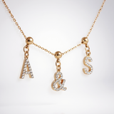 Set 'JUST US' - 2 Initials in Gold
