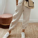 DELACROIX | Elegant Cotton Trousers