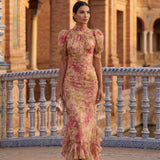 Elegantná hodvábna róba Rosario