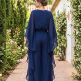 Dvojdielny set Lázaro z elegantného a rafinovaného krepu
