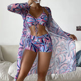 Laluna® | Trojdielny bikini set s potlačou