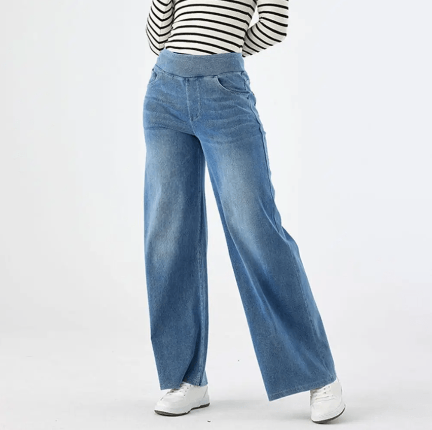 DELACROIX | PANTS WITH COMFORTABLE ELASTIC WAISTBAND
