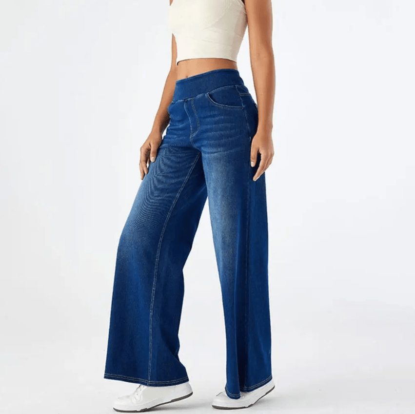 DELACROIX | PANTS WITH COMFORTABLE ELASTIC WAISTBAND