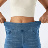 DELACROIX | PANTS WITH COMFORTABLE ELASTIC WAISTBAND